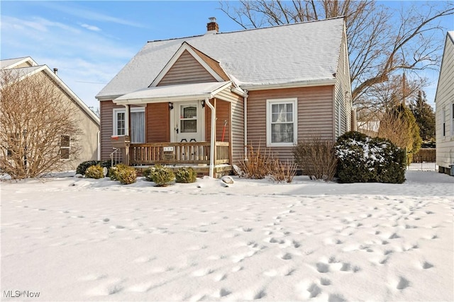 view of front of home