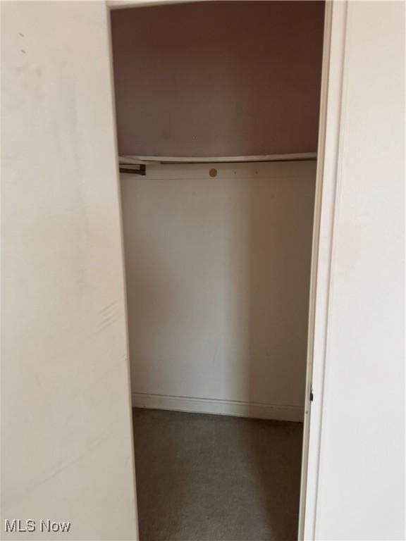 view of closet