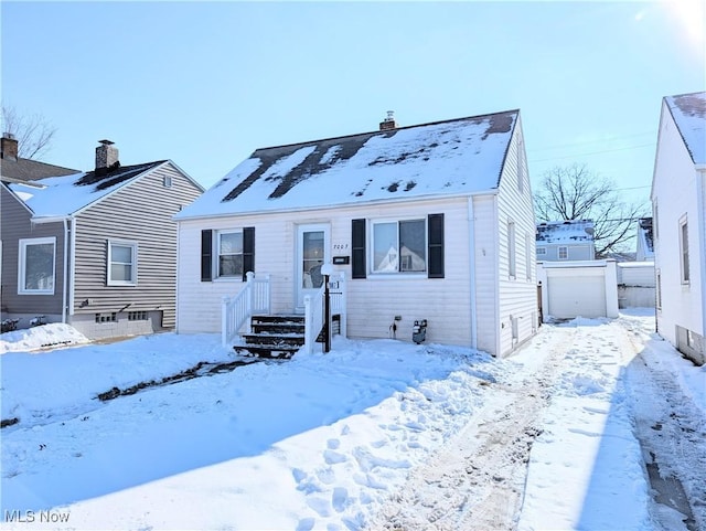 view of front of home