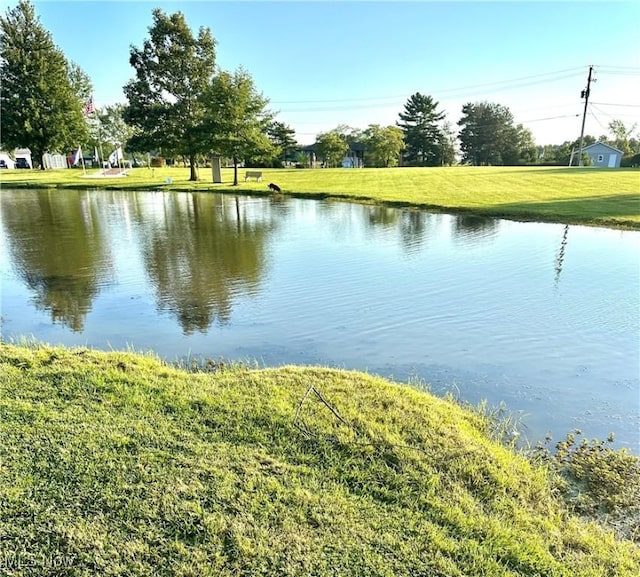 view of water feature