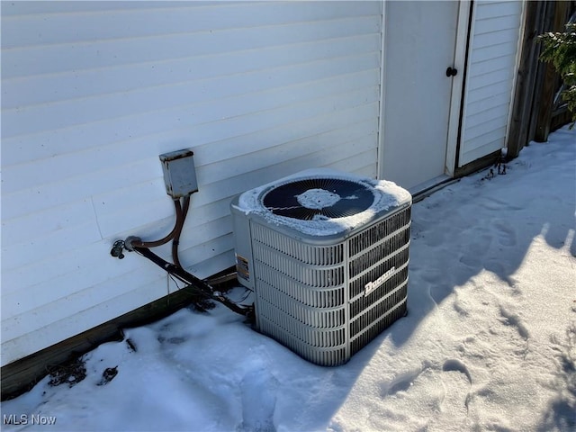 exterior details with central AC unit