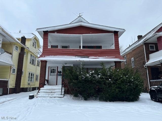 view of front of home