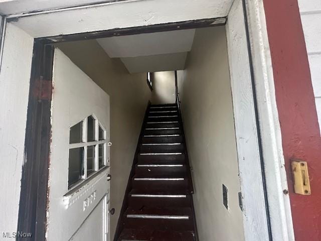 view of stairs