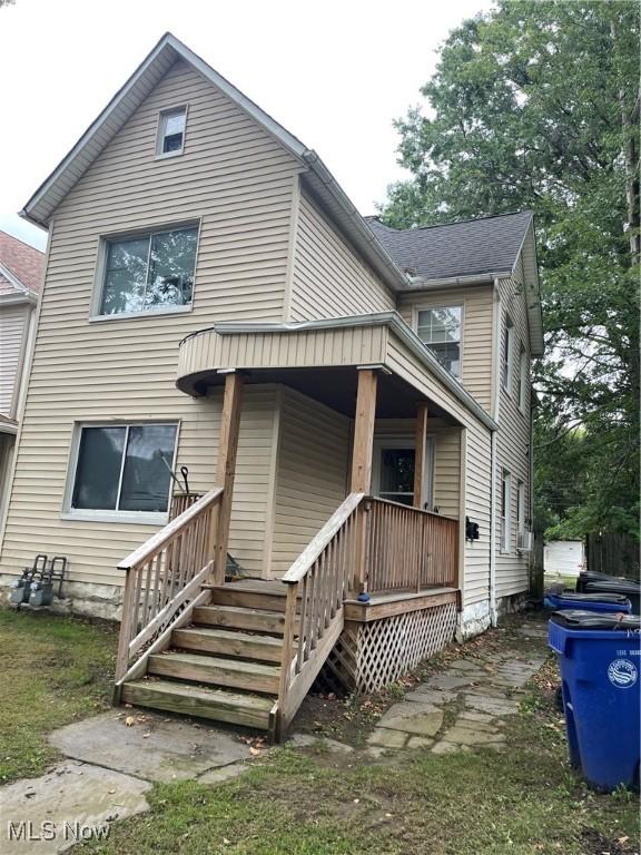 view of rear view of house