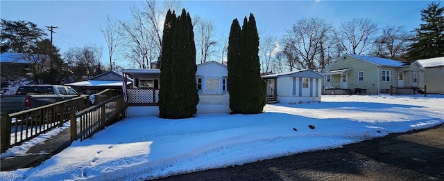 view of ranch-style home