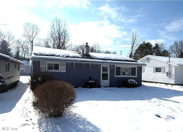 view of ranch-style home