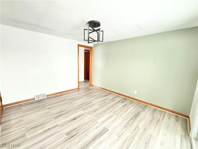 interior space featuring light hardwood / wood-style flooring