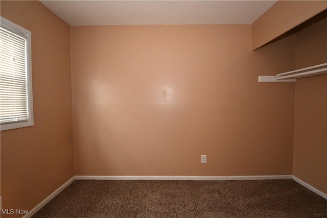 unfurnished room featuring carpet floors and a healthy amount of sunlight