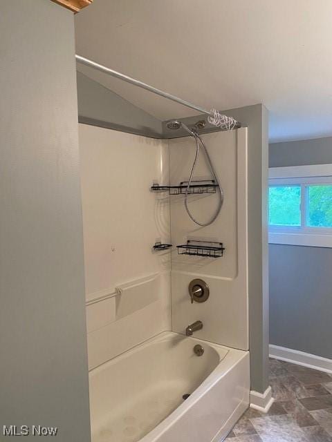 bathroom featuring shower / bathing tub combination