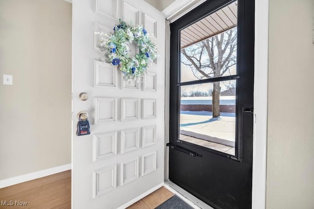 entryway featuring tile patterned floors