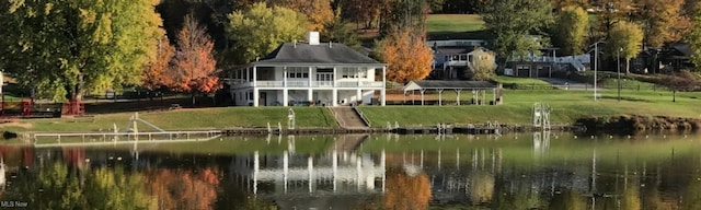 view of water feature