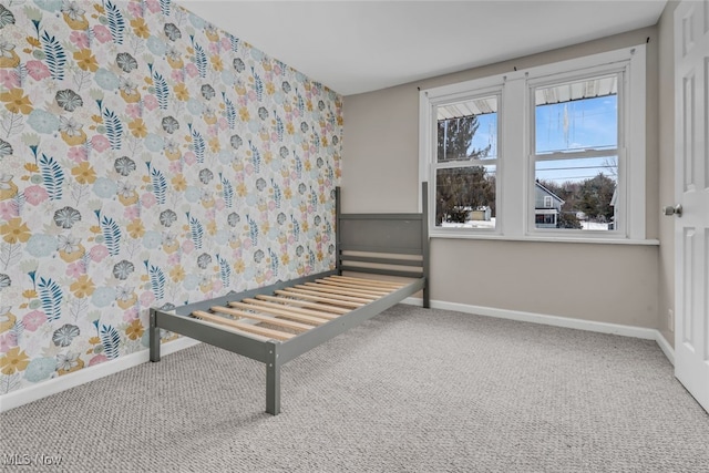 unfurnished bedroom featuring carpet