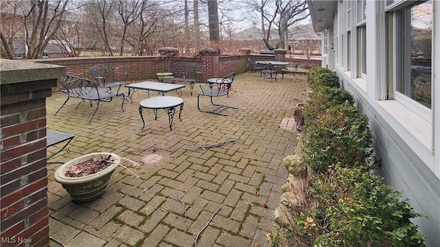 view of patio