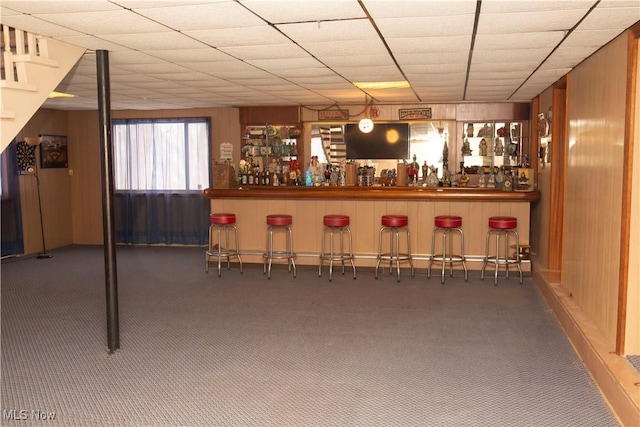 bar with carpet floors