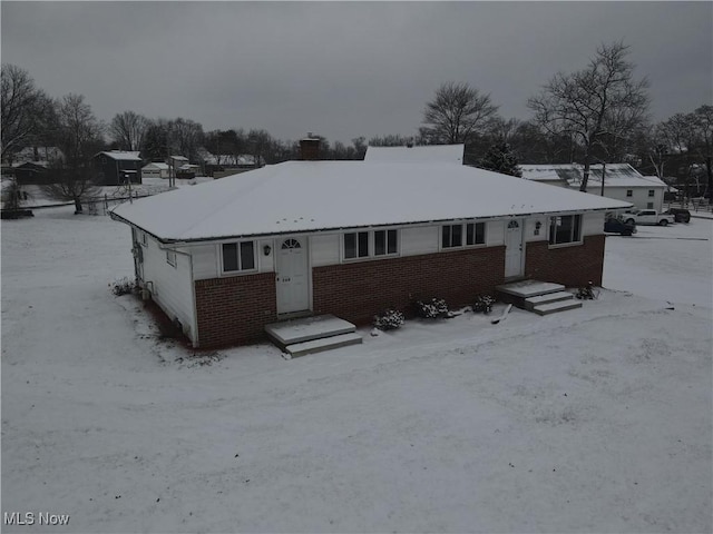 view of ranch-style home