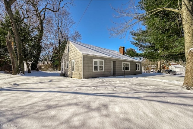 view of front of home