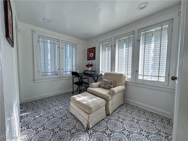 view of sitting room