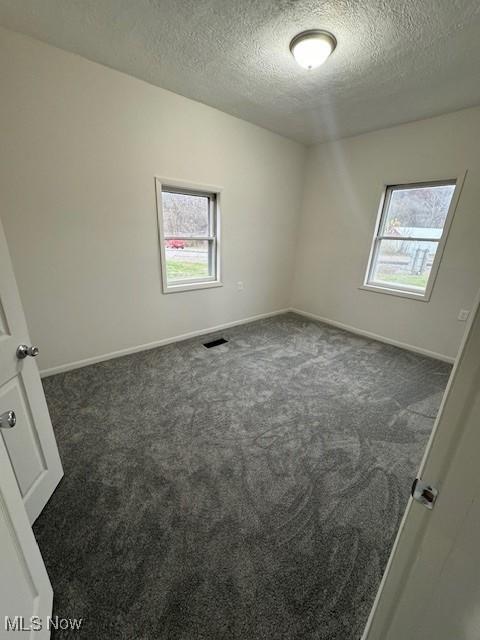 10630 Valley St, Trimble, OH 45782 - carpeted empty room with a textured ceiling