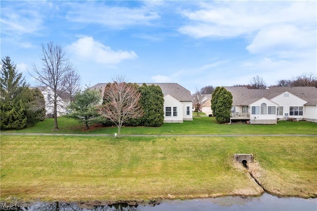 2834 Caxton Cir, Akron, OH 44312 - exterior space featuring a wooden deck