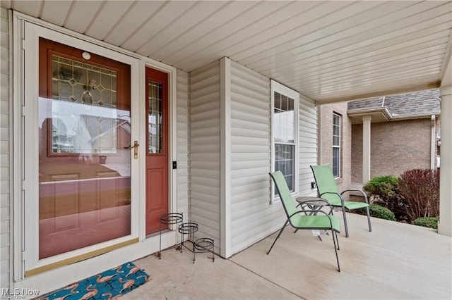2834 Caxton Cir, Akron, OH 44312 - view of exterior entry featuring a porch