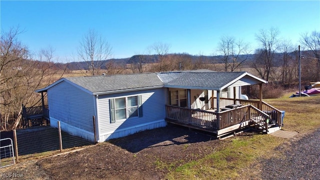 view of front of property