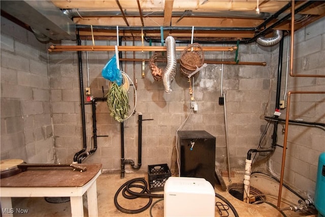 view of utility room