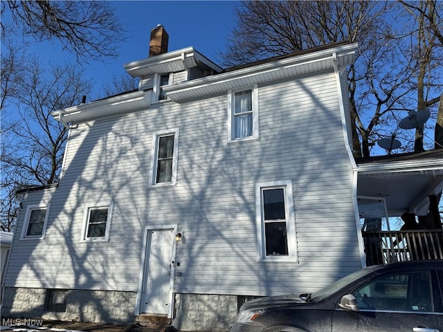 view of rear view of house