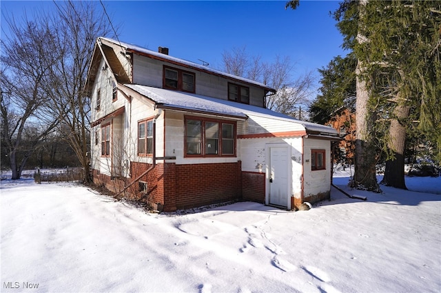 view of front of home