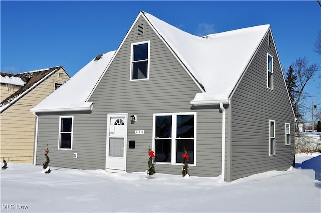 view of front of home