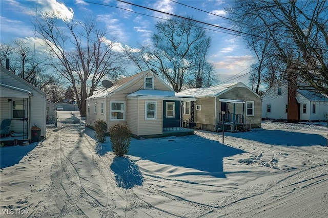 view of front of home