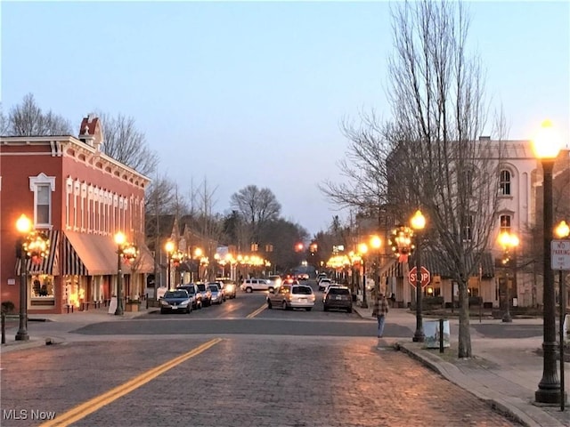 view of road