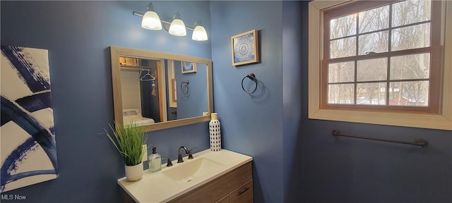 full bathroom with vanity