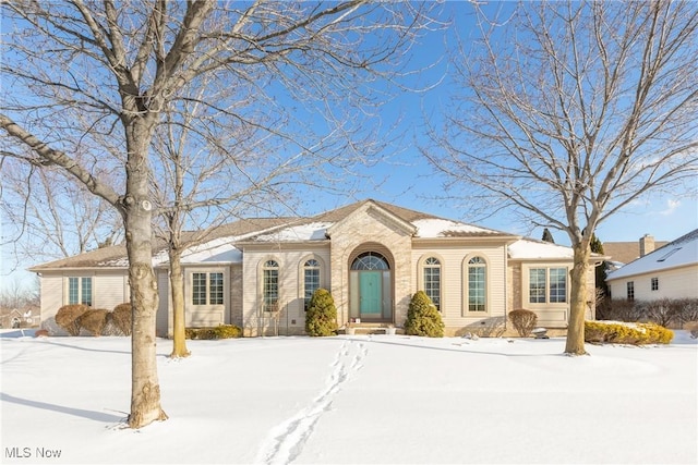 view of ranch-style home