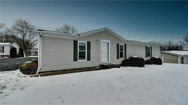 view of manufactured / mobile home