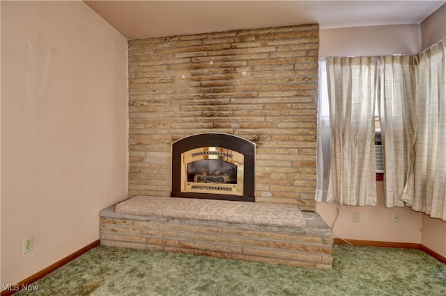 interior details with carpet flooring