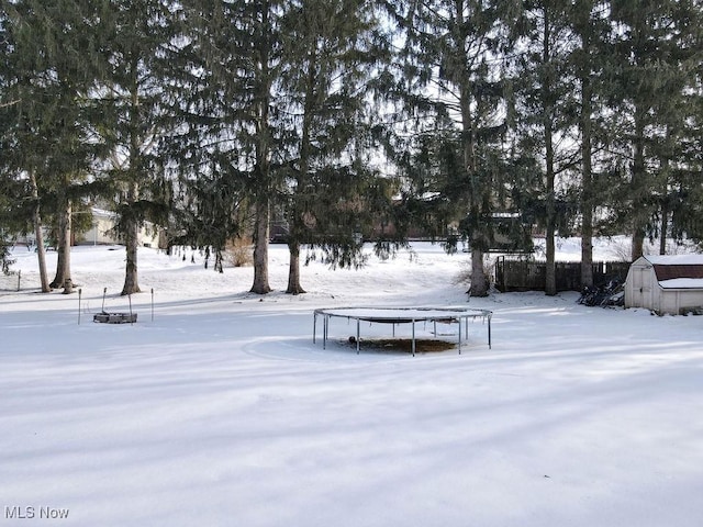 view of property's community featuring a trampoline