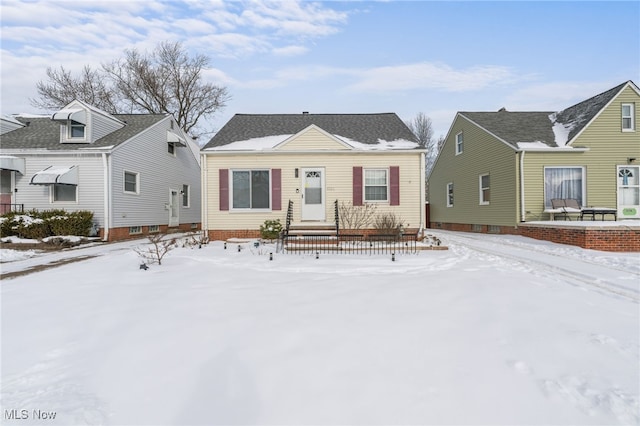 view of front of home