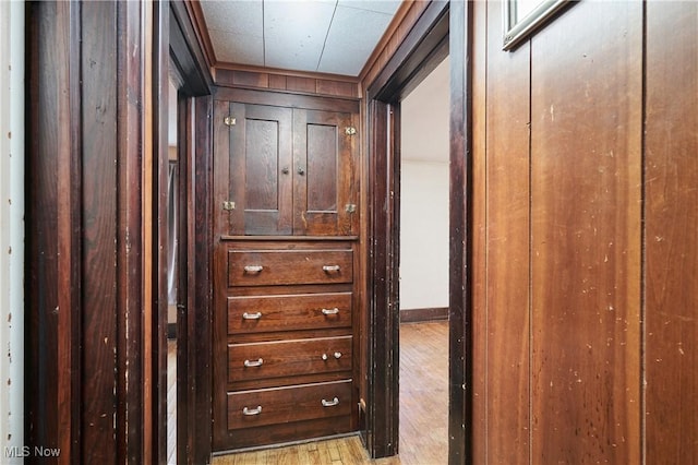 interior space featuring hardwood / wood-style floors