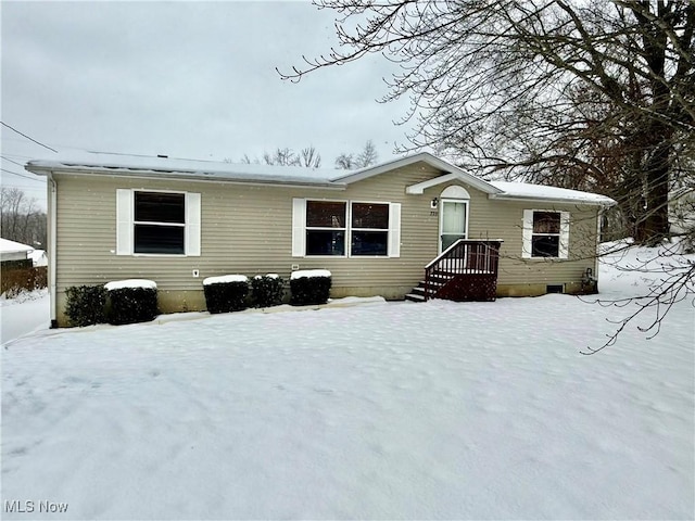 view of manufactured / mobile home