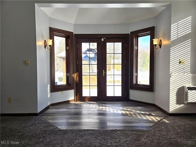 entryway with french doors