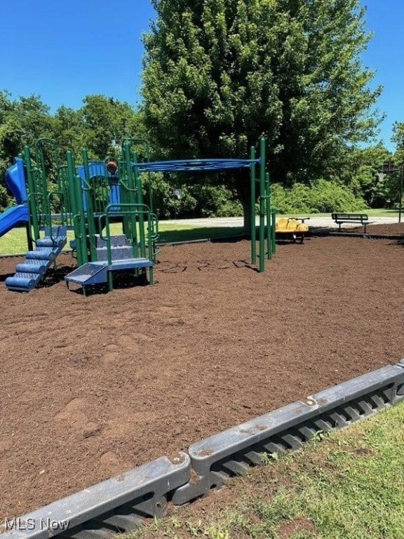 view of jungle gym