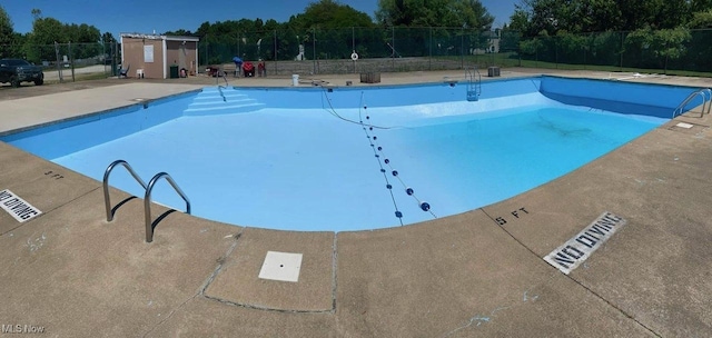 view of pool