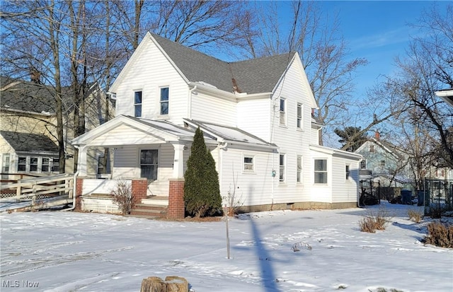 view of front of property