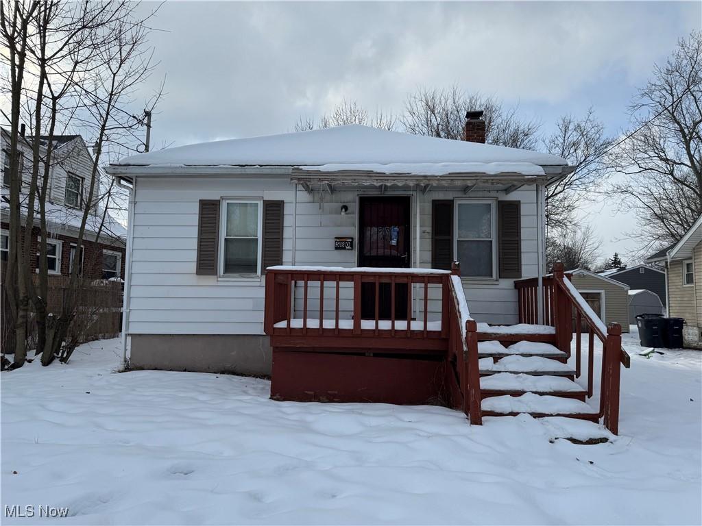 view of bungalow-style home