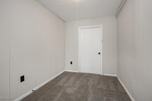 spare room featuring carpet floors