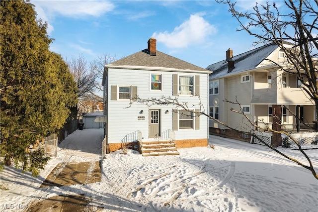 view of front of property