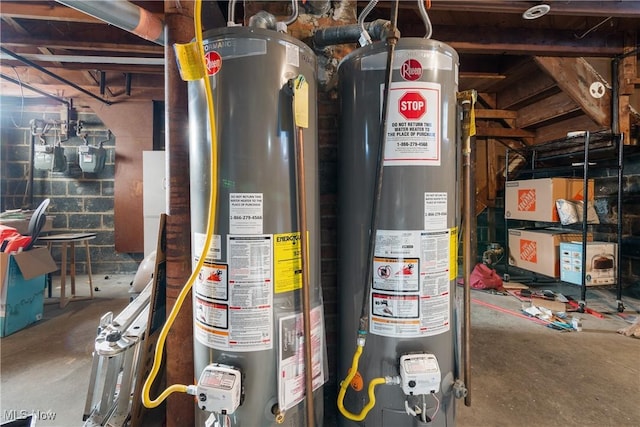 utilities with water heater