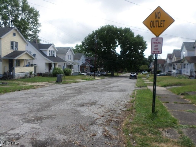 view of road