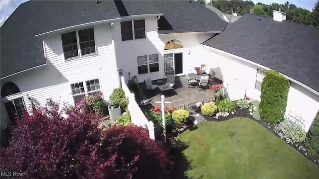 back of house featuring a patio area