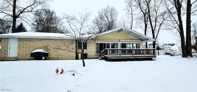 view of front of home